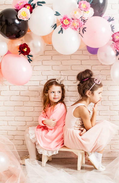 The cute little princesses - Foto, Bild