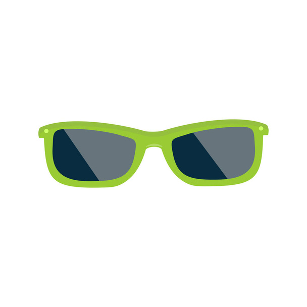 Stylish Green Sunglasses Illustration - Vektor, Bild