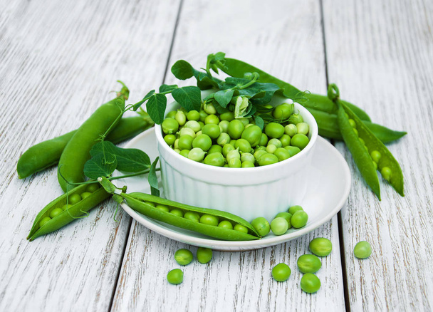 green peas on a table - Photo, Image
