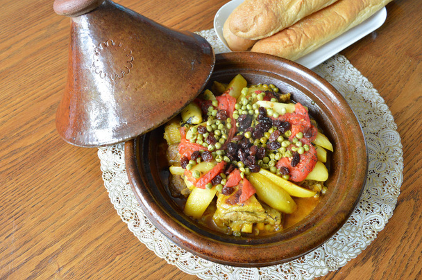 Moroccan tagine with lamb - Photo, Image