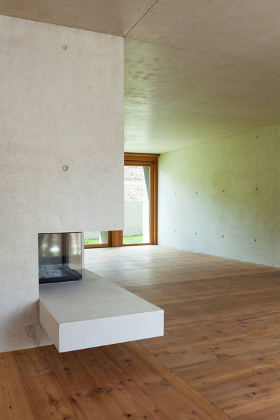 new apartment, interior with concrete walls - Foto, afbeelding