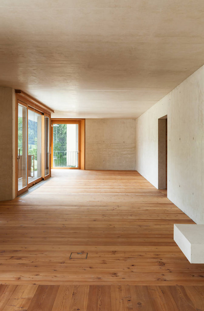 новая квартира, интерьер с бетонными стенами
 - Фото, изображение