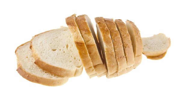 Brot isoliert auf weißem Hintergrund - Foto, Bild