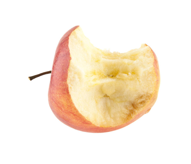 pomme mordue isolé sur fond blanc
 - Photo, image