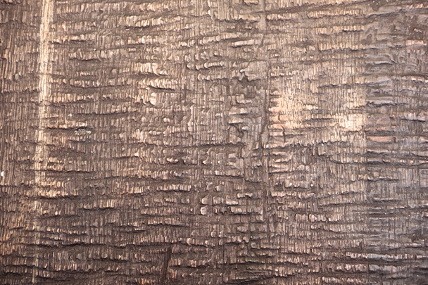 Close-up shot van bruin houten patroon - Foto, afbeelding
