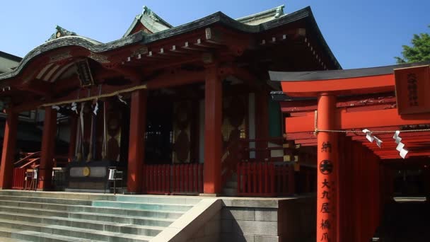 Anamoriinari szentély fő templom és a középső Torii shot Haneda. / fényképezőgép: Canon Eos 7d - Felvétel, videó