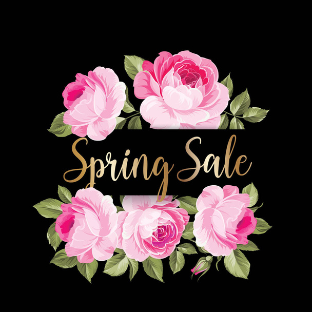 Spring sale card. - Vector, Image