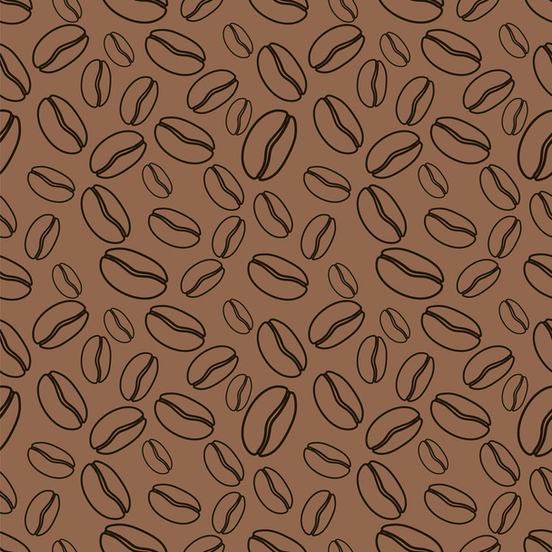 Varrat nélküli mintát a kávé. Vektoros illusztráció - Vektor, kép