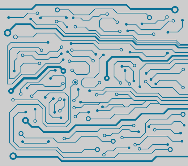 Carte de circuit informatique - Vecteur, image