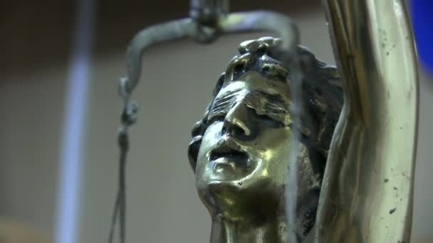 Statue der Frauengerechtigkeit - Filmmaterial, Video