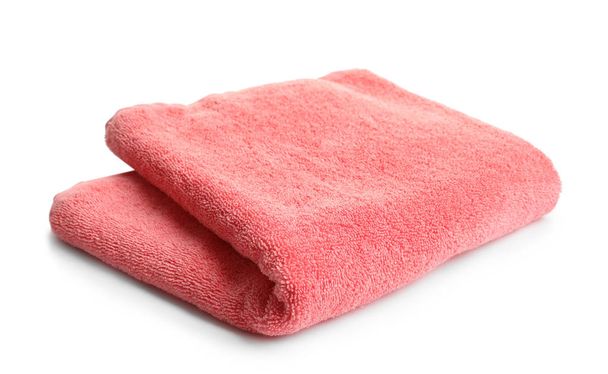 Soft terry towel isolated on white - Foto, immagini