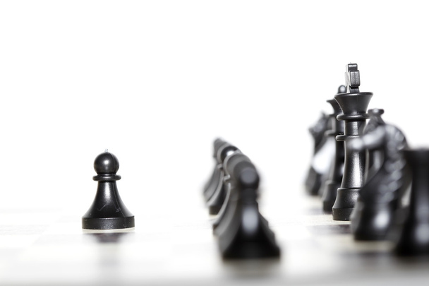 šachové figurky - strategie a koncepce vedení - Fotografie, Obrázek