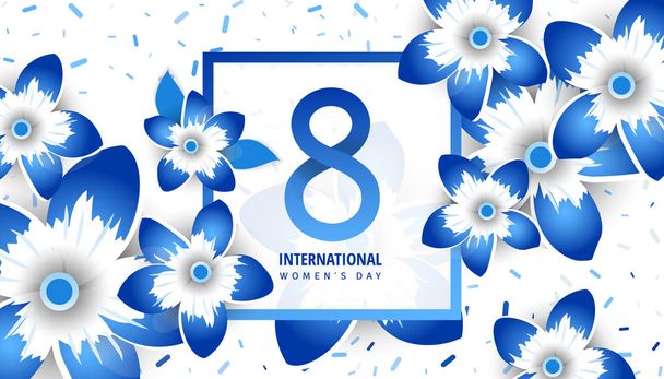 Cartel del Día Internacional de la Mujer - Vector, Imagen