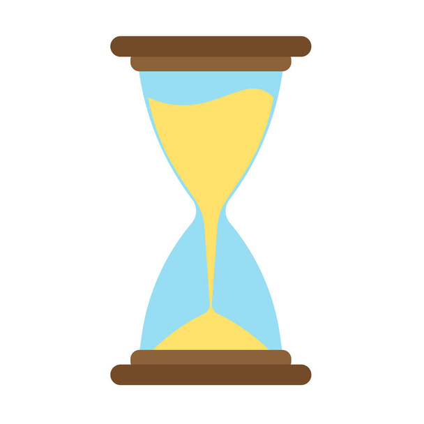 Hourglass icon vector time sand hour clock glass design illustration - Vektor, obrázek