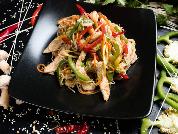 traditional salad asian cuisine preparation craft - Fotografie, Obrázek