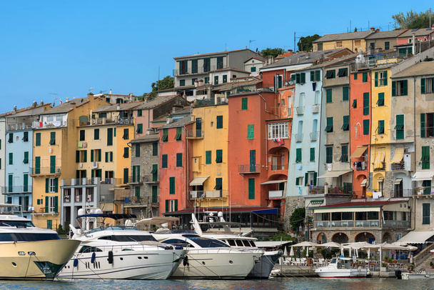 Yachtok Porto Venere - Liguria-Olaszország - Fotó, kép