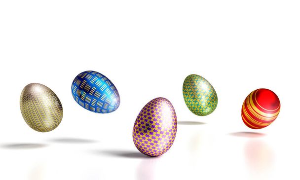 easter 3d eggs - Zdjęcie, obraz