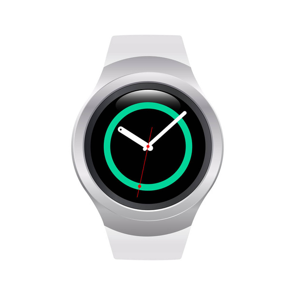 Electronic smart watches isolated on white background - Vektor, obrázek
