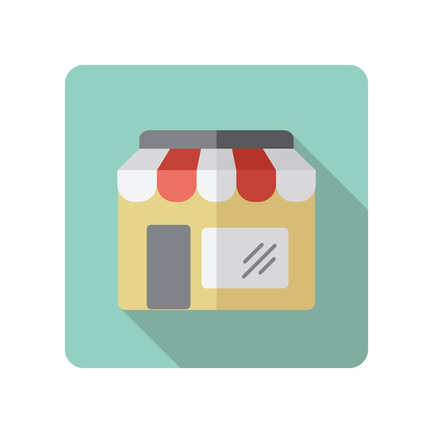 Store front isolated icon - Vector, Image