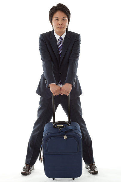 Young businessman on a business trip - Photo, image