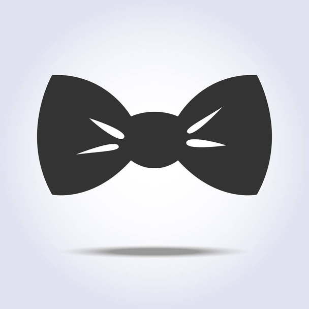 Bow tie icon gray colors - Vetor, Imagem