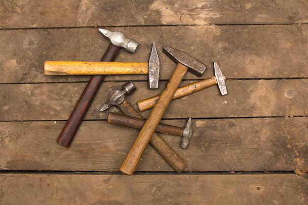 six hammers - Photo, Image