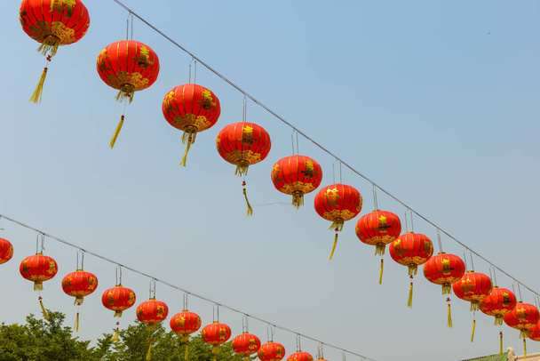 Linternas chinas durante el festival de año nuevo - Foto, Imagen