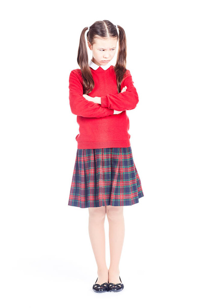 Schoolgirl in uniform - Photo, image