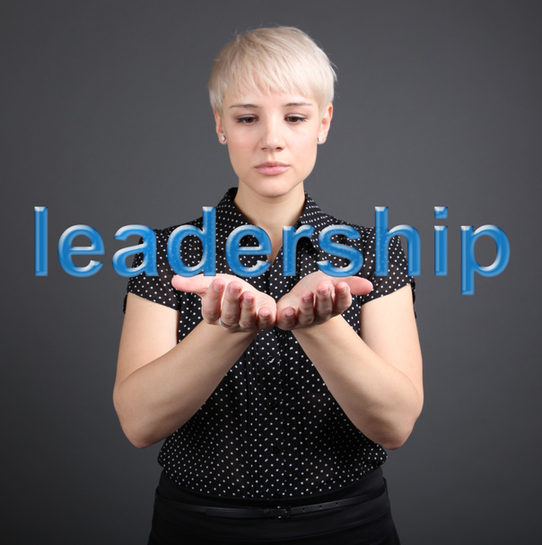 Concept d'entreprise de leadership - Photo, image