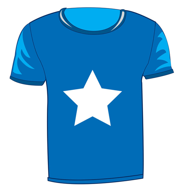 T-shirt with flag Somalia - Вектор,изображение