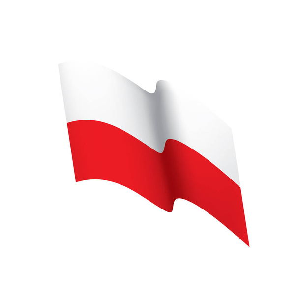 bandera de Polonia, ilustración vectorial
 - Vector, imagen