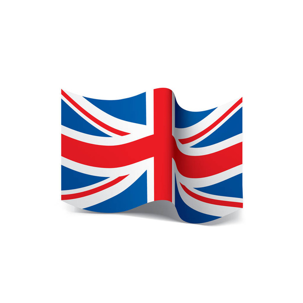 Zászló, az Egyesült Királyság, vektor - Vektor, kép