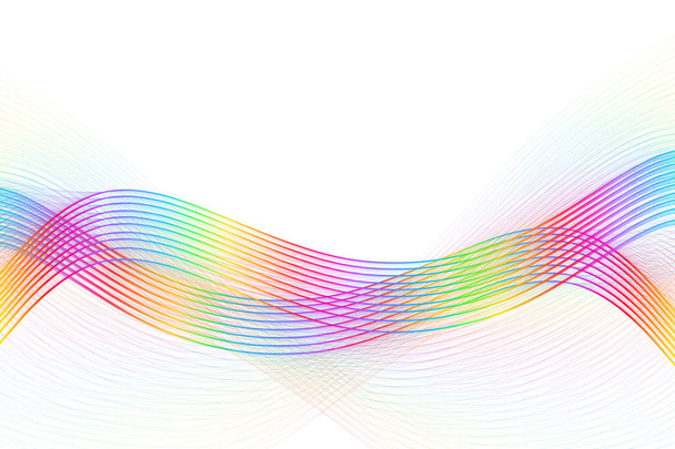 Αφηρημένη φάσματος χρωμάτων μεγάλο φλόγας κύματα - Φωτογραφία, εικόνα