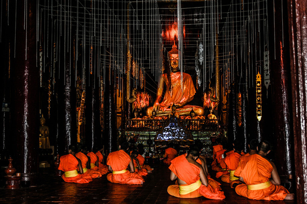 A Buddhist monk in Bangkok, Thailand. - Photo, Image