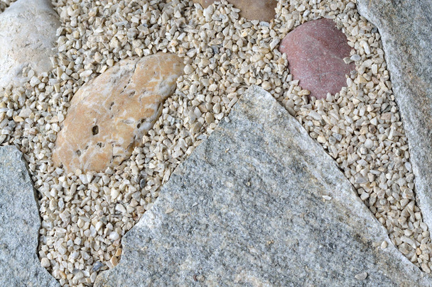 Taşlar ve çakıl - desen - Fotoğraf, Görsel