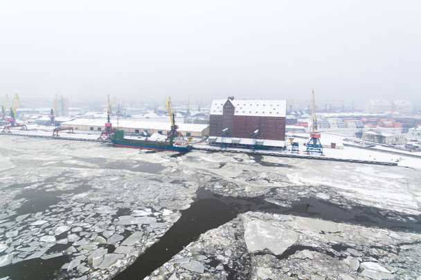 Antenna: A port a kalinyingrádi a hideg tél - Fotó, kép