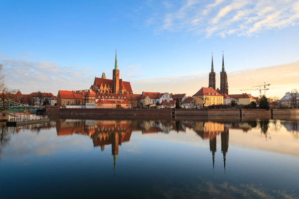 Katedra wyspa Wrocław - Zdjęcie, obraz