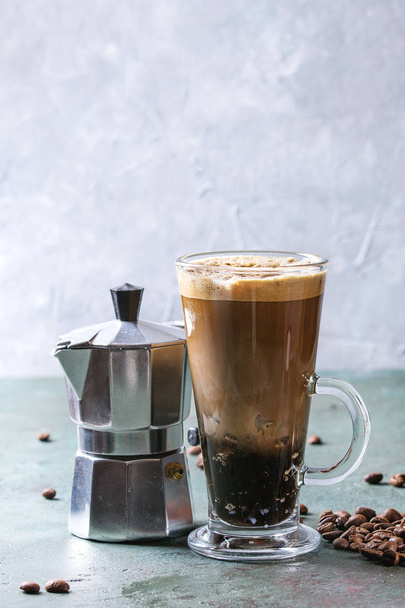Coffee espresso with sparkling water - Foto, immagini