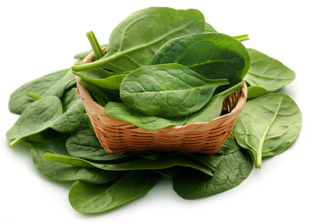 Closeup of Fresh Spinach - Photo, Image