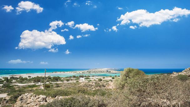 Elafonissi Laguna, ostrov Kréta, Řecko - Fotografie, Obrázek