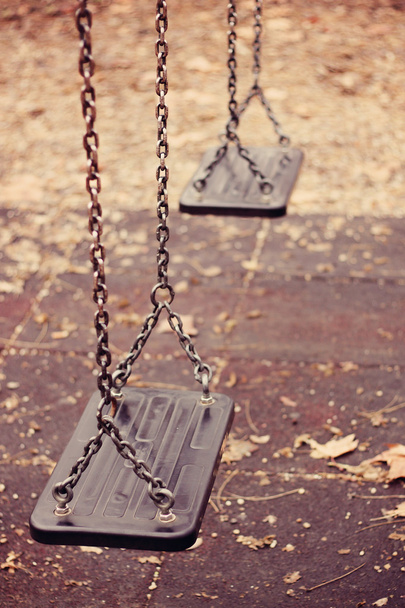 Abandoned swings - Photo, Image