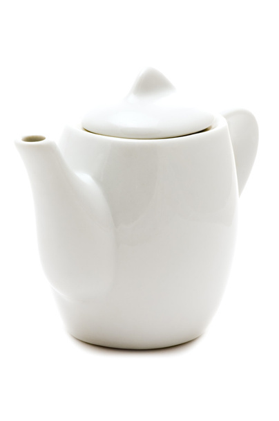White teapot - Foto, afbeelding