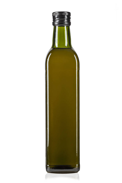 bottle of olive oil isolated - Fotoğraf, Görsel