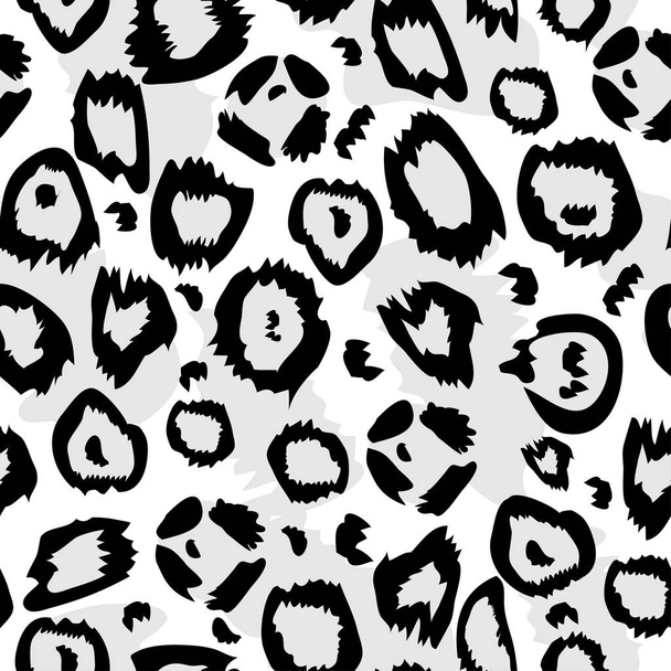 Vector seamless pattern. Design animal print pattern texture ski - Vektor, Bild