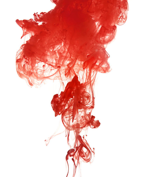 Red ink into the water - Foto, Imagem