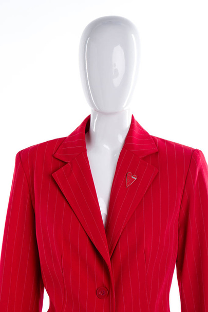Red business style female blazer. - Photo, Image