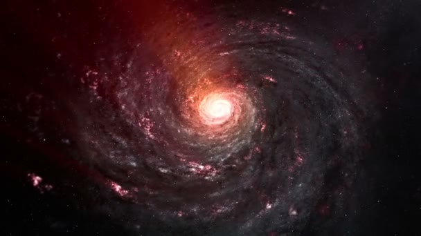 piros galaxis háttér - Felvétel, videó