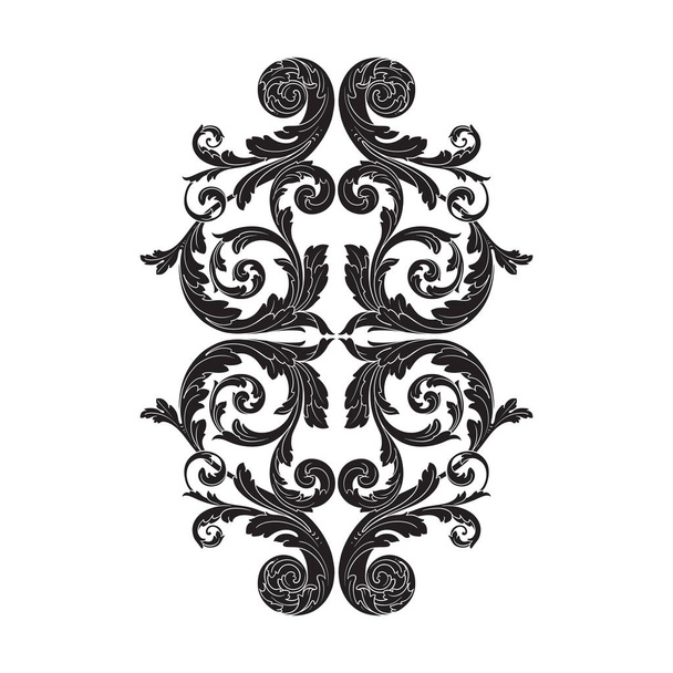 вектор бароко орнамент у вікторіанському стилі - Вектор, зображення