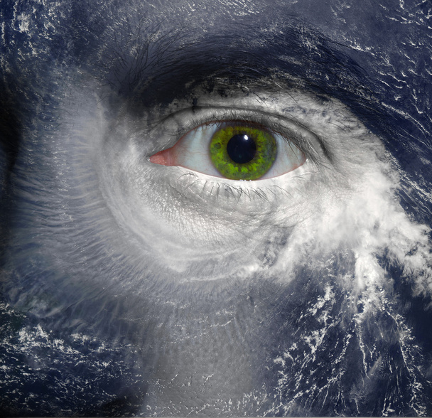 μάτι του τυφώνα - Φωτογραφία, εικόνα