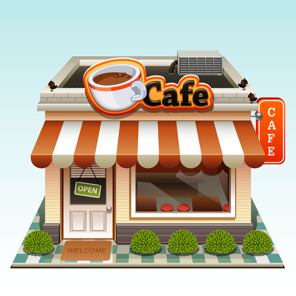 cafe icon - Vector, Image